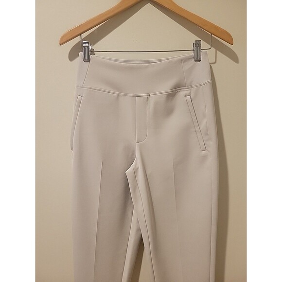 Athleta Endless High Rise Casual Athletic Pants Ivory Cream Size 0 /533636 Work - Picture 3 of 8